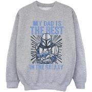 Sweat-shirt enfant Disney Mandalorian Best Dad