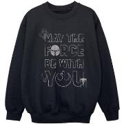 Sweat-shirt enfant Disney The Mandalorian May The Force