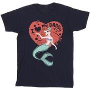 T-shirt enfant Disney The Little Mermaid Daddy