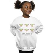 Sweat-shirt enfant Disney The Mandalorian Expressions Of The Child