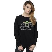 Sweat-shirt Disney The Mandalorian The Child Strong