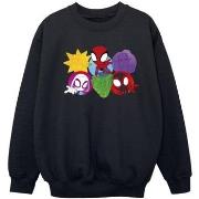Sweat-shirt enfant Marvel Spidey And His Amazing Friends Faces