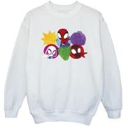 Sweat-shirt enfant Marvel Spidey And His Amazing Friends Faces