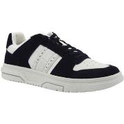 Chaussures Tommy Hilfiger Sneaker Uomo Dark Night Navy Bianco EM0EM013...