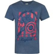 T-shirt Captain America Living Legend