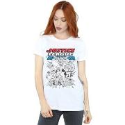 T-shirt Dc Comics Justice League Mono Action Pose