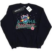 Sweat-shirt Disney Lilo And Stitch Aloha Christmas