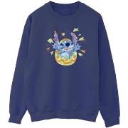 Sweat-shirt Disney Lilo Stitch Cracking Egg