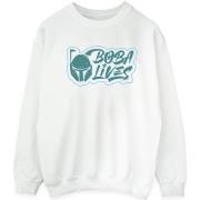 Sweat-shirt Disney The Book Of Boba Fett Lives Chest