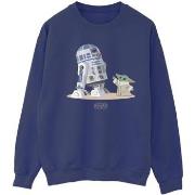 Sweat-shirt Disney The Mandalorian R2D2 And Grogu