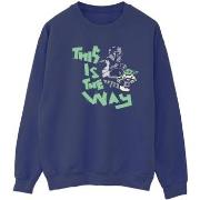 Sweat-shirt Disney The Mandalorian This Is The Way Duo