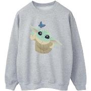 Sweat-shirt Disney The Mandalorian Butterfly Catching