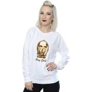 Sweat-shirt Disney The Rise Of Skywalker C-3PO Stay Gold