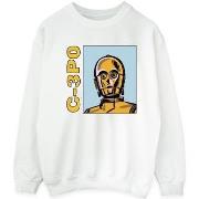 Sweat-shirt Disney C3PO Line Art