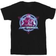 T-shirt enfant Marvel Thor Love And Thunder Neon Badge