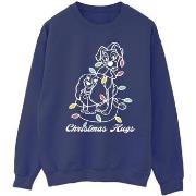 Sweat-shirt Disney Lady And The Trump Christmas Hugs