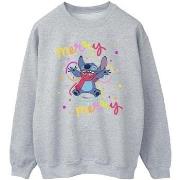 Sweat-shirt Disney Lilo Stitch Merry Rainbow