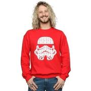 Sweat-shirt Disney Christmas Stormtrooper Helmet