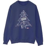 Sweat-shirt Marvel Captain America Christmas Tree