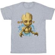 T-shirt enfant Guardians Of The Galaxy Groot Flowers