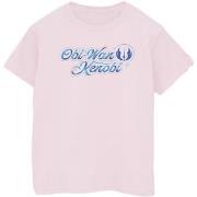 T-shirt Disney Obi-Wan Kenobi Ribbon Font