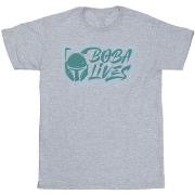 T-shirt enfant Disney The Book Of Boba Fett Lives Chest