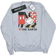 Sweat-shirt Disney Heart The Earth