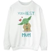 Sweat-shirt Disney Yoda Best Mum
