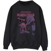 Sweat-shirt Disney The Mandalorian Hello Friend