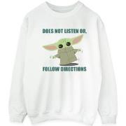 Sweat-shirt Disney The Mandalorian Does Not Listen