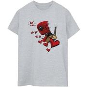 T-shirt Marvel Deadpool Love Arrow
