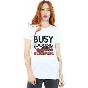 T-shirt Marvel Busy Looking Deadcool