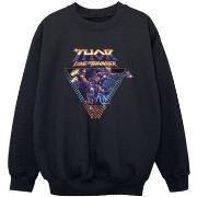 Sweat-shirt enfant Marvel Thor Love And Thunder Logo Triangle