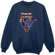 Sweat-shirt enfant Marvel Thor Love And Thunder Logo Triangle