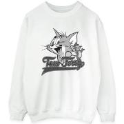 Sweat-shirt Dessins Animés Greyscale Square