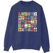 Sweat-shirt Dessins Animés Grid Squares