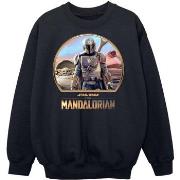 Sweat-shirt enfant Disney The Mandalorian Mando And The Child