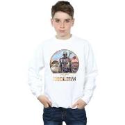 Sweat-shirt enfant Disney The Mandalorian Mando And The Child