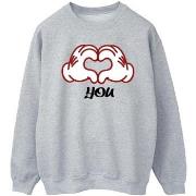 Sweat-shirt Disney Love You Hands