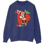 Sweat-shirt Disney Minnie Mouse So Sweet Strawberry