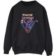 Sweat-shirt Marvel Thor Love And Thunder Logo Triangle