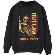 Sweat-shirt Disney The Book Of Boba Fett Distressed Outlaw