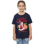 T-shirt enfant Dessins Animés Santa Bugs Bunny