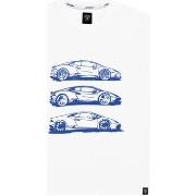 T-shirt Automobili Lamborghini T-shirt 72XBH009 blanc