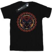 T-shirt enfant Marvel Black Panther Tribal Panther Icon
