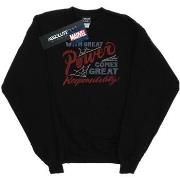 Sweat-shirt Marvel Spider-Man Great Responsibility