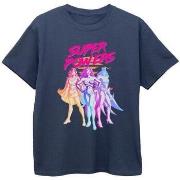 T-shirt enfant Dc Comics Super Powers Neon Tropics