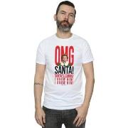 T-shirt Elf OMG Santa I Know Him