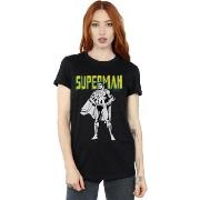 T-shirt Dc Comics Superman Mono Action Pose