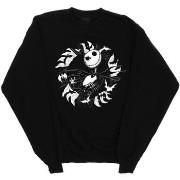 Sweat-shirt Disney Nightmare Before Christmas Jack Bat Circle